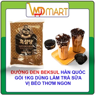 Đường đen Beksul Hàn quốc 1kg/gói dùng làm trà sữa