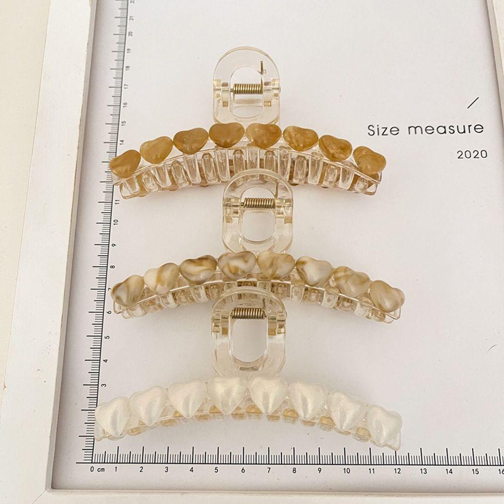 MOCHO Kẹp Tóc Càng Cua Bằng Acrylic Cỡ Lớn Phong Cách Vintage Hàn Quốc Cho Nữ Giá Đỡ