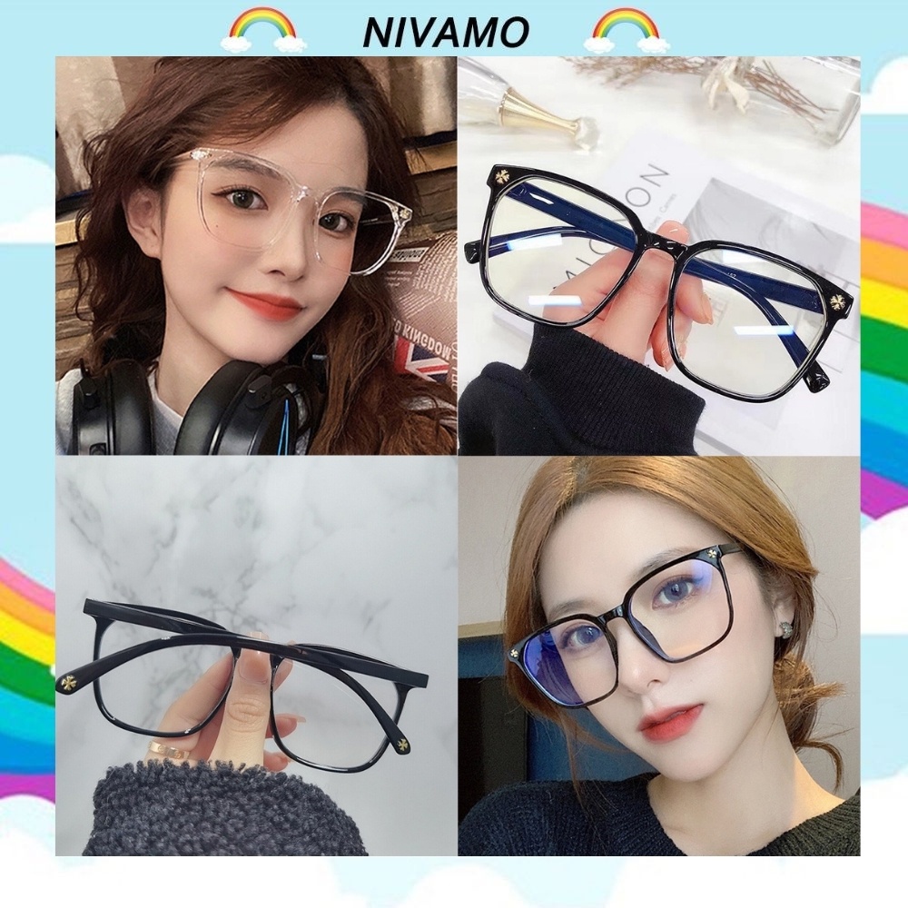 Gọng kính thời trang nam nữ kính gọng vuông ulzzang hàn quốc KM19