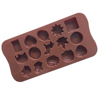 Khuôn Silicon Đổ Socola/Thạch/Đá/Kẹochipchip/Pudding Hình Valentin