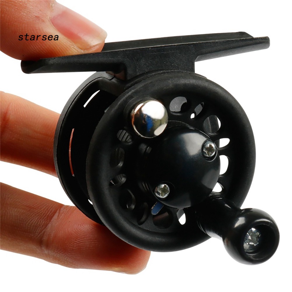 STSE_1Pc Outdoor Ice Fly Raft Fishing Accessories Plastic Reel ST 40 50 60 Wheel