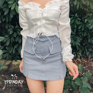 Váy ngắn xanh nhạt có sẵn