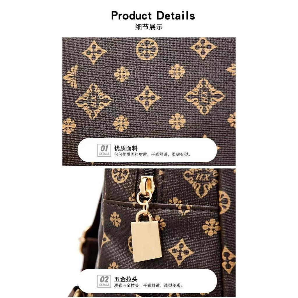 Balo Da Thật Phong Cách Hàn Quốc Đơn Giản Cho Nữ