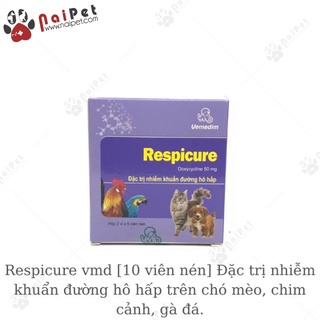 Viên uống hỗ trợ đường hô hấp cho vật nuôi