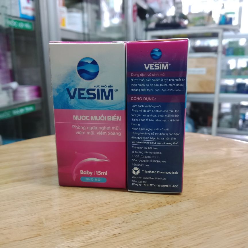 Combo 2 lọ Vesim baby 15ml