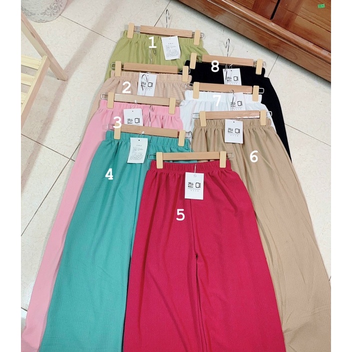 QUẦN XUÔNG XỐP CẠP CHUN DÁNG DÀI MS12199