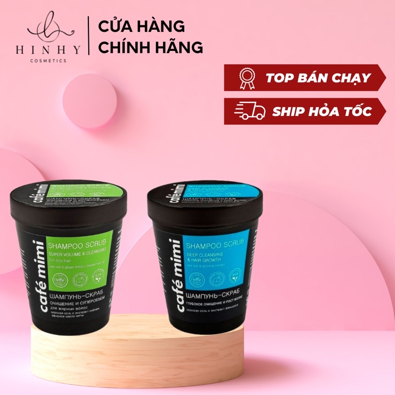 Tẩy da chết da đầu Cafe Mimi Shampoo Scrub 330g