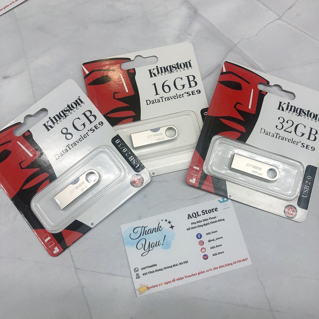 USB Kingston 64GB 32GB 16GB 8GB 4GB Chính Hãng - USB 3.0 Lưu Trữ Dữ Liệu Truyền Tải Tốc Độ Nhanh