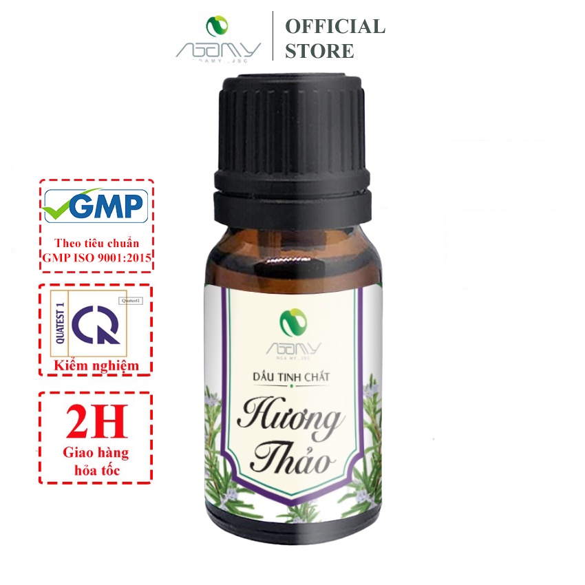 Tinh Dầu Thơm Phòng Hương Thảo Nga My Thơm Phòng Giúp Giảm Căng Thẳng Mệt Mỏi