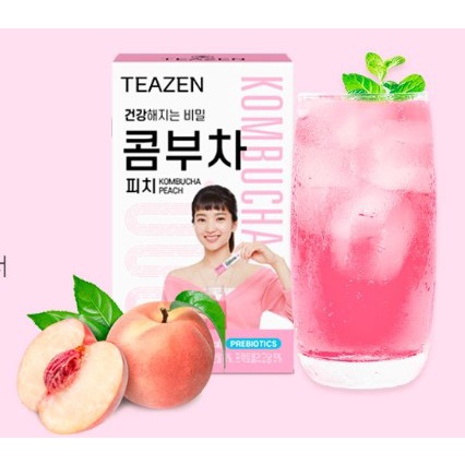 Trà Teazen Kombucha vị Đào