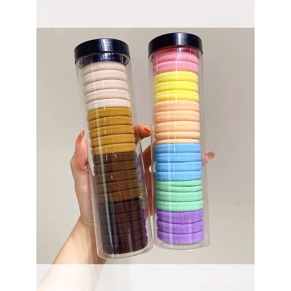 Set ống thun cột tóc 20 dây siêu xinh cho bạn gái , thun xịn co giãn tốt
