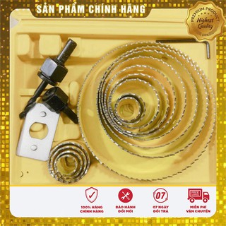 Mũi khoét thạch cao, gỗ, nhôm - bộ khoét lỗ tròn đa năng 16 pcs