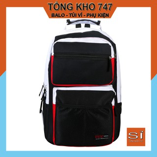 Sỉ  Balo đi học, Balo đựng laptop - BL215, loại lớn phối lưới, 2 ngăn chính, nhiều ngăn phụ, vải cavan