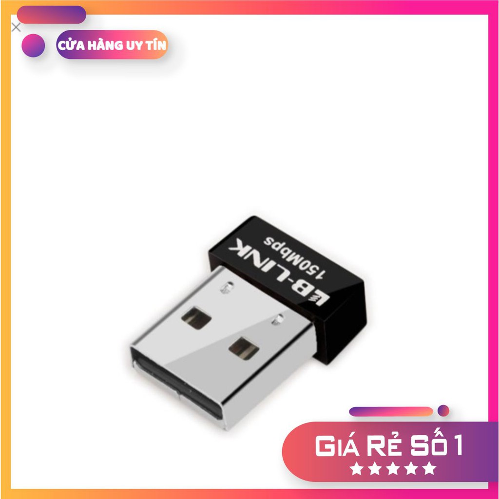 Bộ thu wifi usb thu wifi LB-Link 150Mbps tăng tốc độ wifi cho laptop pc thiết kế nhỏ gon bảo hành 6 tháng ARIGATO