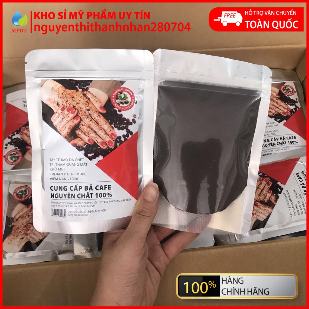 (Gói 100gr) Bã cà phê Khô ( bã cafe ) cực thơm đắp mặt và body