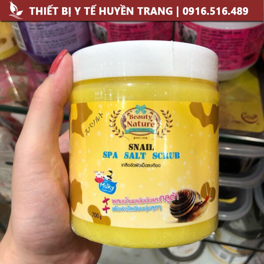 Muối tắm spa tinh chất ốc sên ngừa mụn ngăn chặn lão hóa