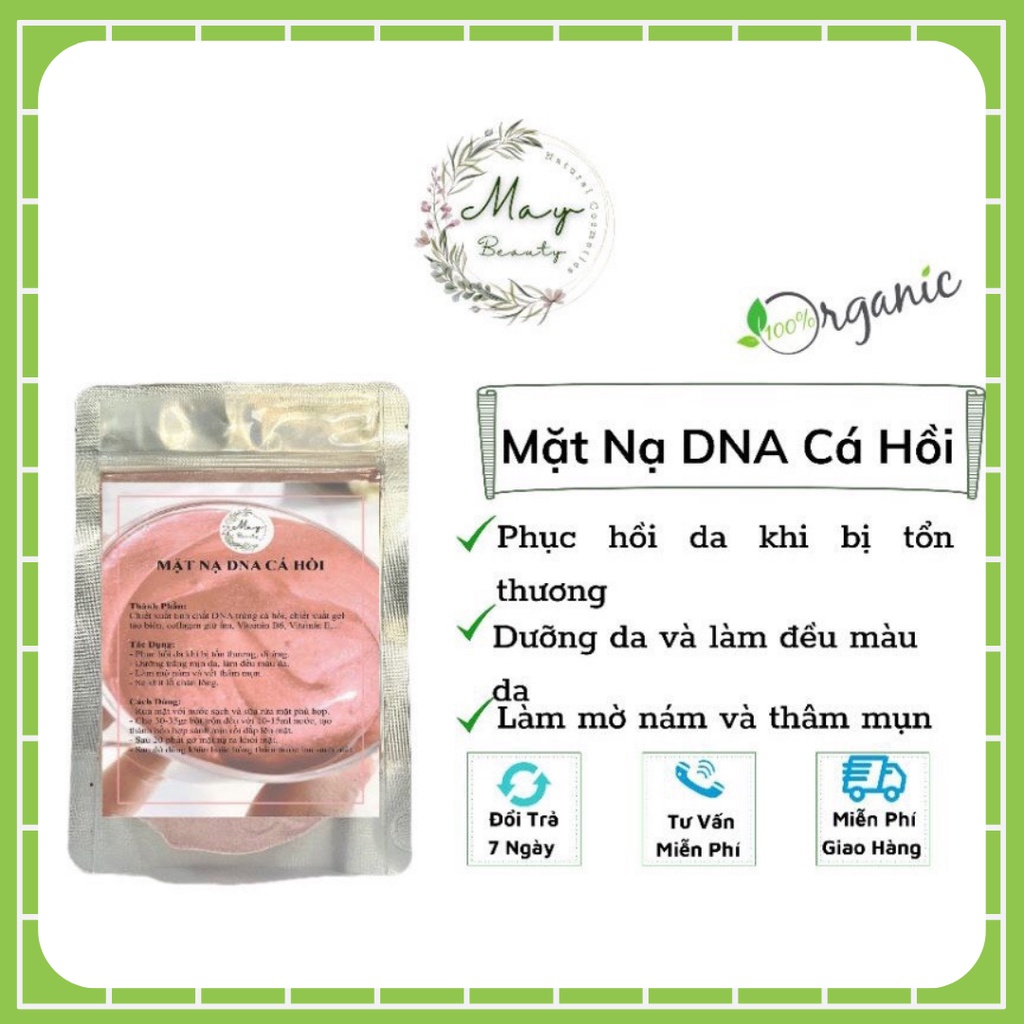 1kg Bột mặt nạ dẻo DNA cá hồi handmade