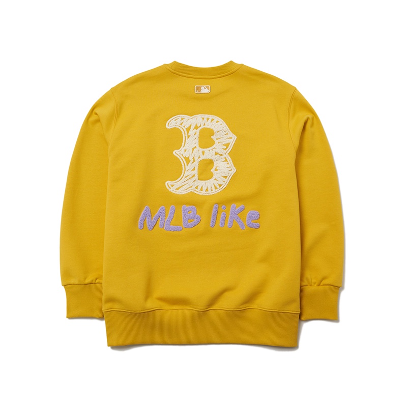 Áo sweater Cổ Tròn Dáng Rộng Phong Cách Mlb Thời Trang Thu Đông Cho Nam Và Nữ MTEC1