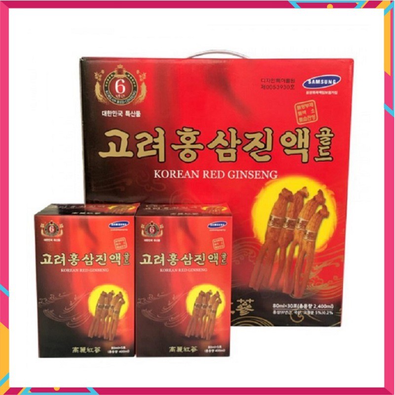 [ Chính Hãng ] Nước Hồng Sâm Kanghwa Hàn Quốc, Hộp 30 Gói * 80ml, Chất Lượng Cao Cấp, Giúp Bồi Bổ Sức Khỏe Toàn Diện