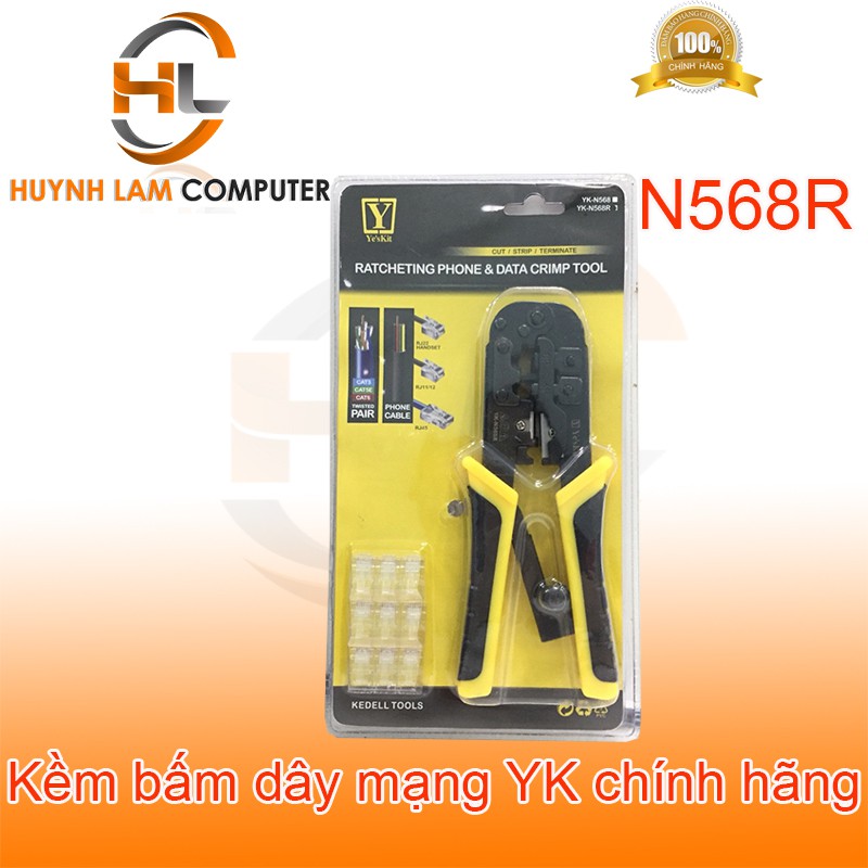 Kềm bấm dây mạng - Kềm bấm đầu mạng YK N568R