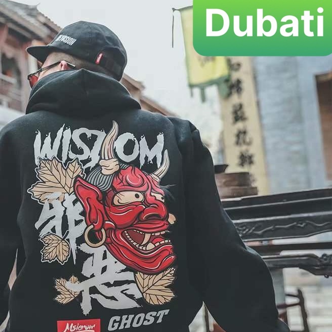 ÁO KHOÁC HOODIE NAM NỮ CHỐNG NẮNG LẠNH ĐÔNG HÈ MẶT QUỶ ĐẦU SỪNG HOT TREND 2021- DUBATI FASHION