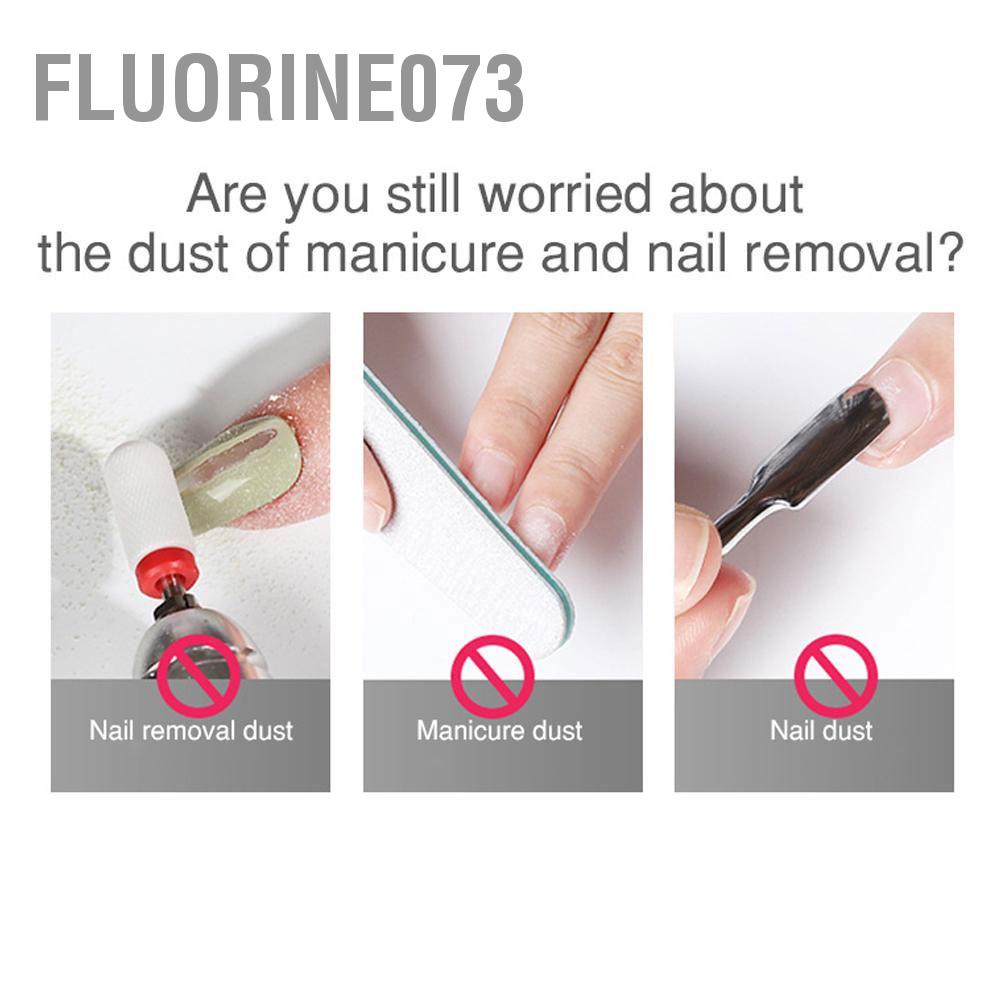 [Hàng Sẵn] Máy đánh bóng khoan móng 80W 2 trong 1 hút bụi làm Công cụ【Fluorine073】