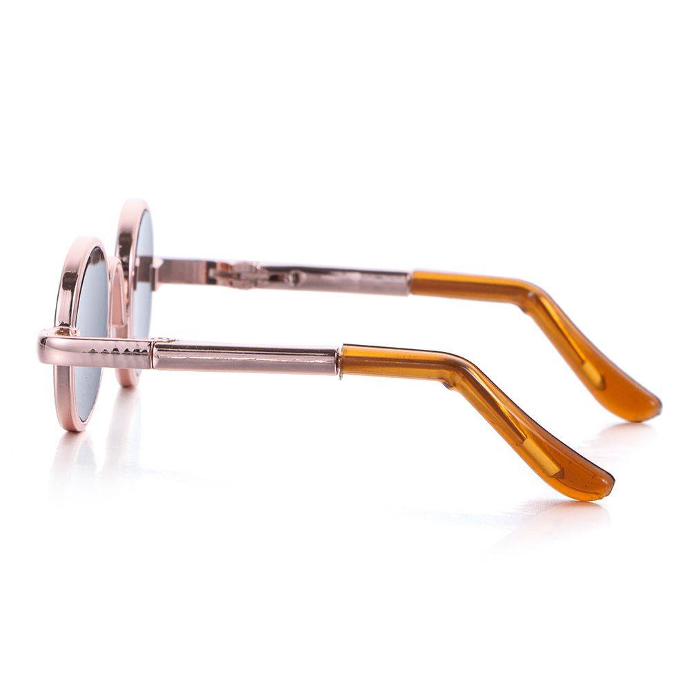 Mắt Kính Gọng Tròn Phối Lông Xù Màu Cầu Vồng Dễ Thương Cho Búp Bê BJD 1 / 61 / 12