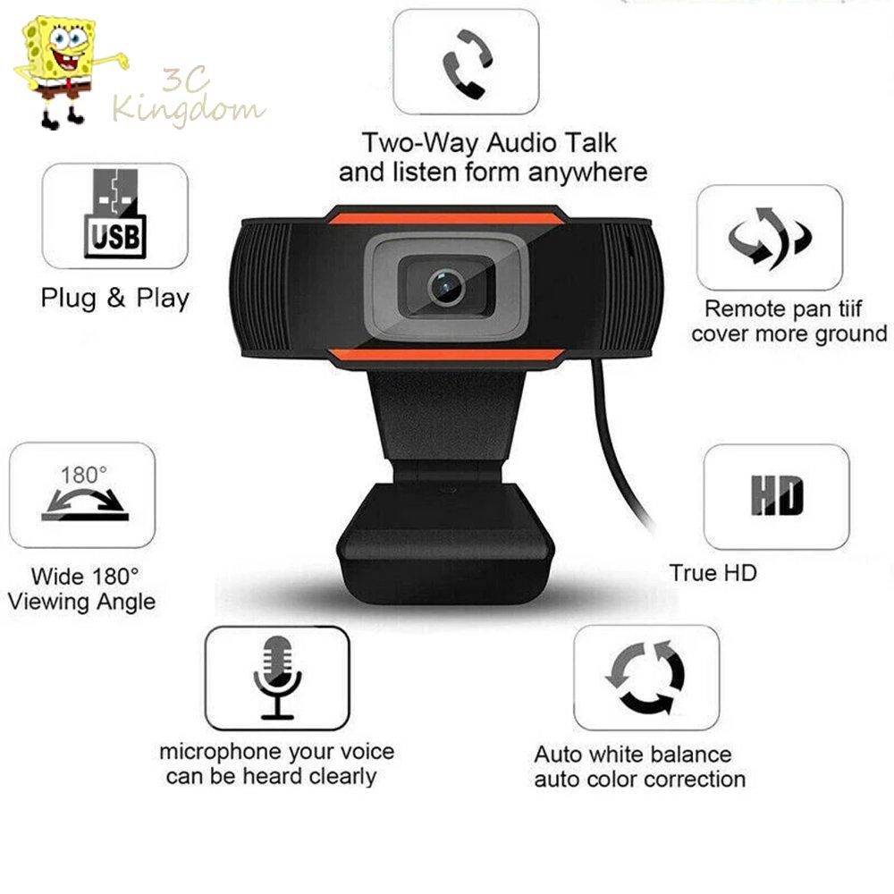 ☆Pro☆ Webcam PC Mini USB 2.0 Web Camera With Microphone USB Computer Camera
