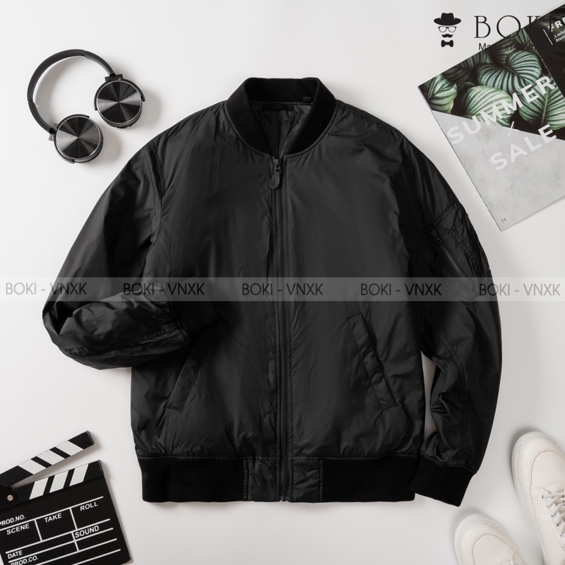 Áo Bomber xuất dư xịn unisex hàng chính hãng