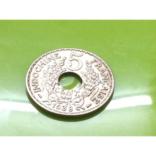 ĐỒNG XU INDOCHINA - ĐÔNG DƯƠNG 5 CENT
