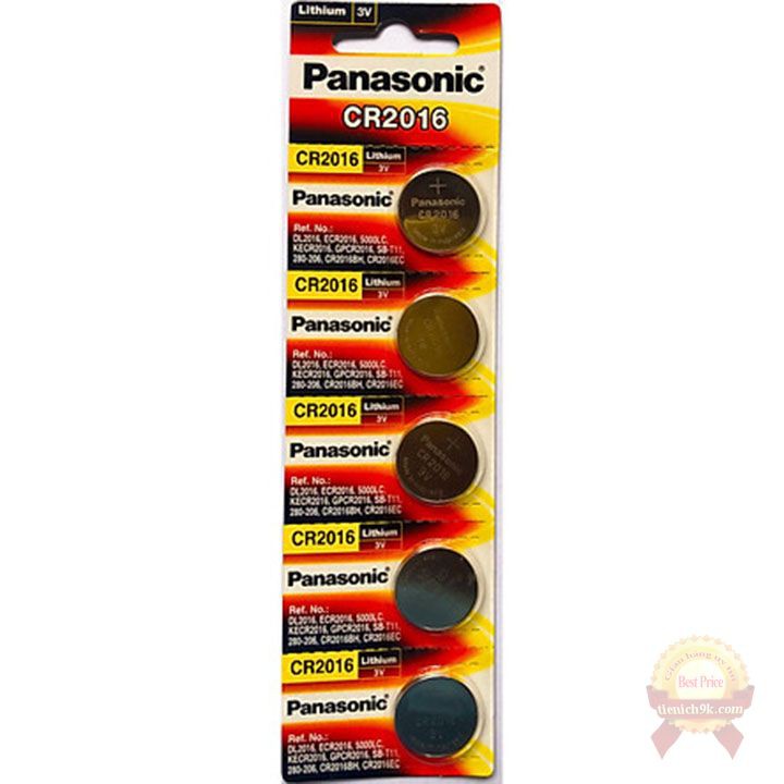 Pin chìa khóa xe hơi CR2016 chìa cửa cuốn Panasonic dung lượng cao