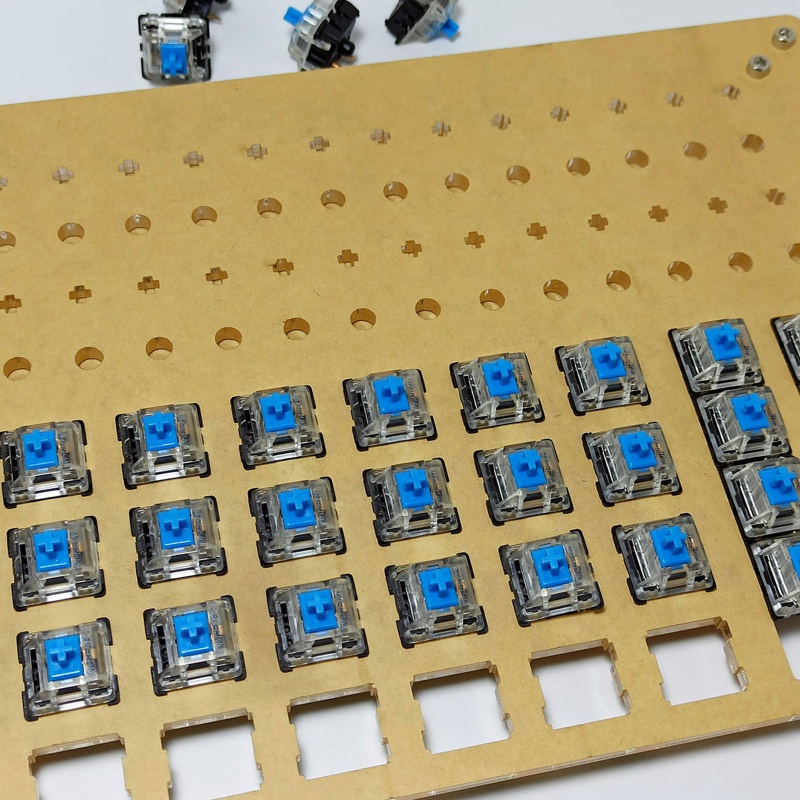 Dụng Cụ Kiểm Tra Công Tắc Trạm Bôi Trơn DIY 36 Ngăn Cho Bàn Phím Cơ Cherry