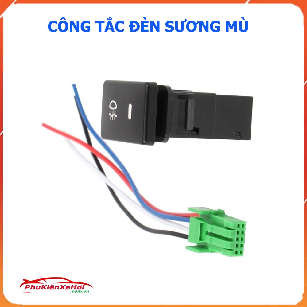 Công tắc đèn sương mù, công tắc độ đèn ô tô chuyên dụng, công tắc đèn ô tô có cáp, rơ le, chân H1