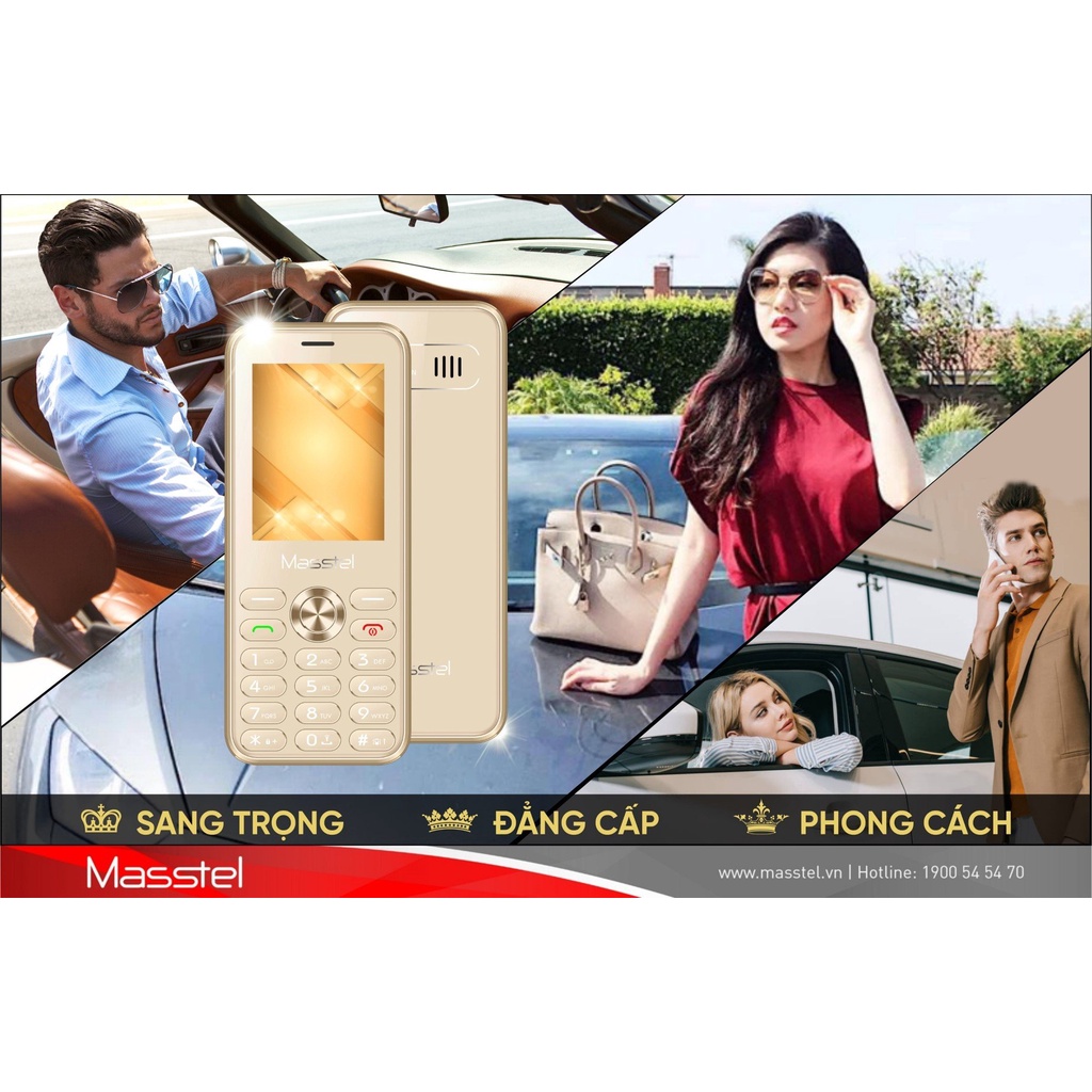 Điện thoại Masstel LUX 10 4G- Hàng Chính Hãng - Bảo Hành Toàn Quốc