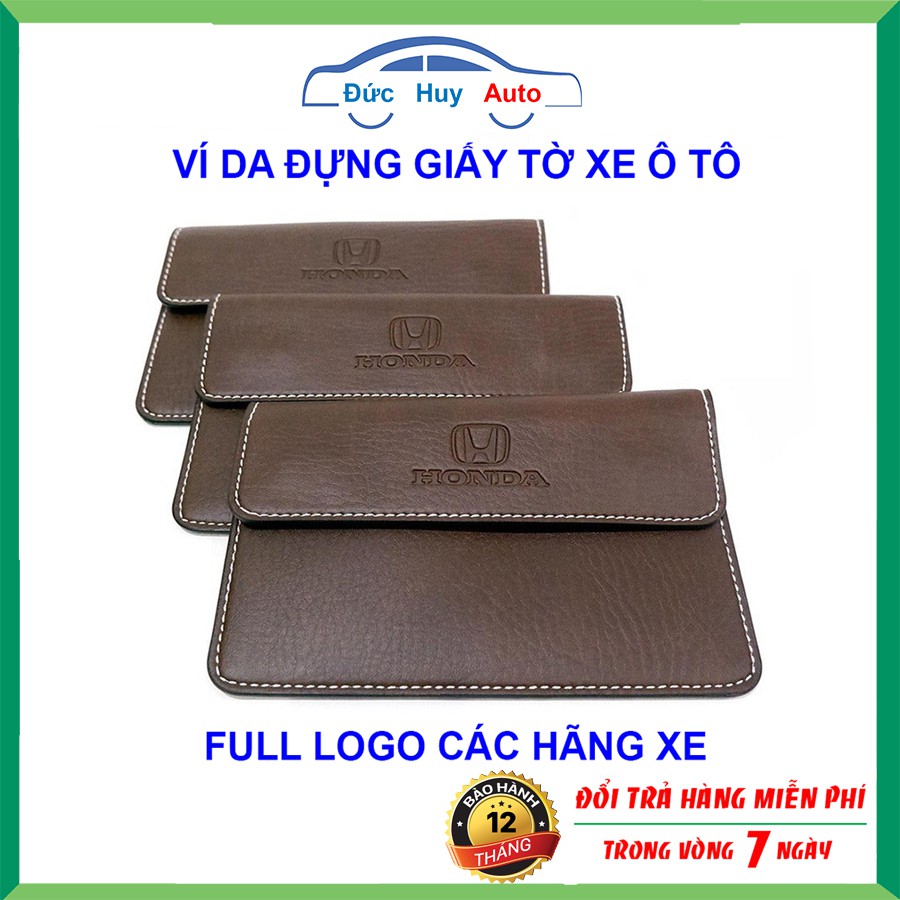 Ví Đựng Giấy Tờ Xe Ô Tô - Túi Đựng Giấy Tờ Xe Ô Tô - Chất Liệu Da Cao Cấp