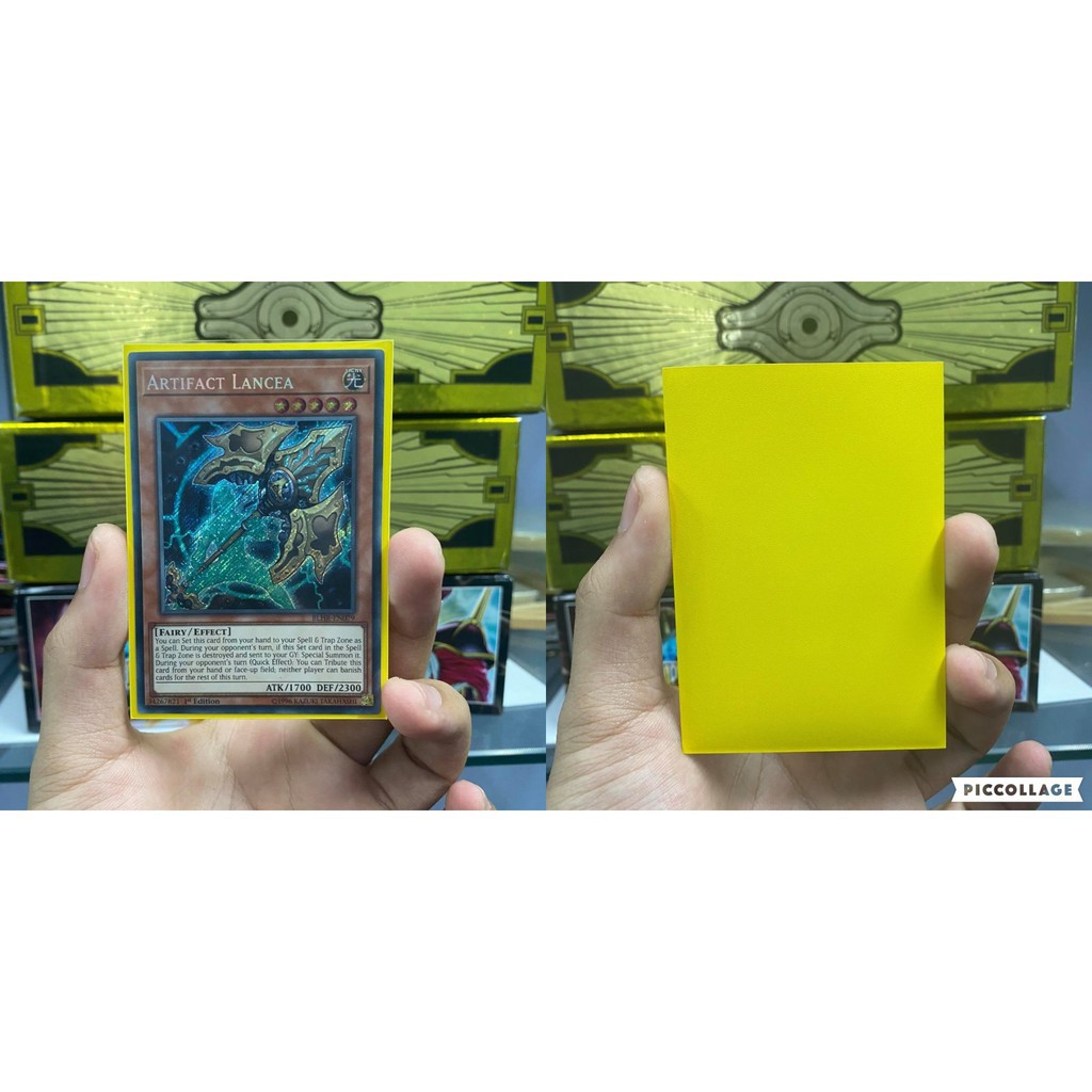 [ Dưa Hấu Yugioh ] Bọc thẻ bài Yugioh Size sleeve nhám dành cho Yugioh Vanguard nhiều màu sắc  - 60 cái - Bọc bài Yugioh