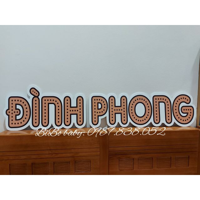 Tên treo phông trang trí sinh nhật