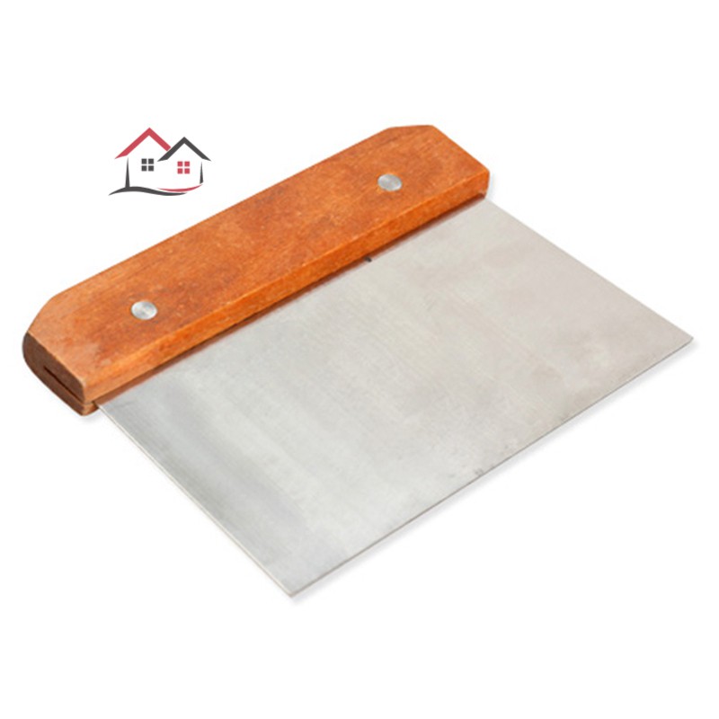 Dụng cụ cắt bánh xà phòng bằng thép không gỉ có tay cầm bằng gỗ