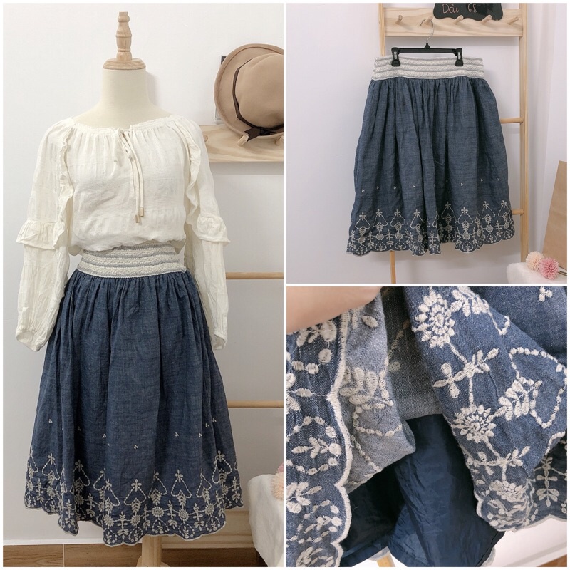 Chân váy tặng kèm áo xinh đẹp