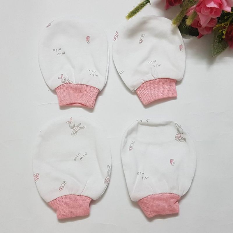 [CHÍNH HÃNG] SET 2 Đôi Bao Tay MIOMIO Cho Bé, Đầy Đủ Màu Sắc và Họa Tiết, 100% Cotton, An Toàn Cho Làn Da Em Bé