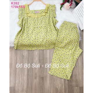 Đồ Bộ Lụa Nhật Lửng Nhiều Kiểu Họa Tiết - Đồ Bộ Suli