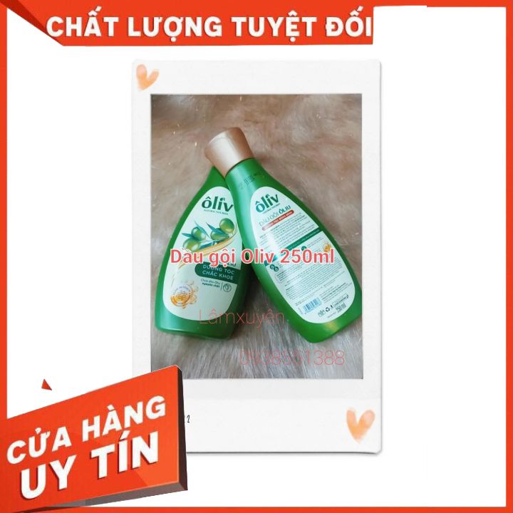 Dầu gội Olive xanh dưỡng tóc chắc khoẻ bồng bềnh 250ml  nuôi dưỡng tóc khỏe suôn mượt óng ả mùi hương thơm .