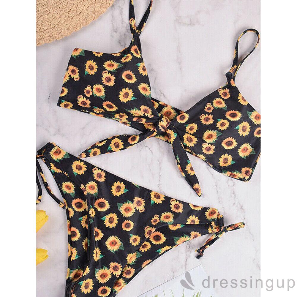 Bikini In Hoa Phối Dây Có Đệm Mút | BigBuy360 - bigbuy360.vn