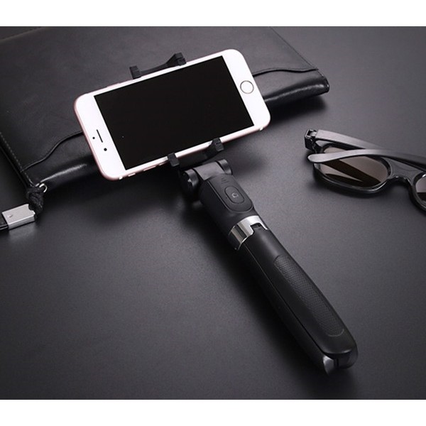 [ChouBeoZshop] Gậy Tự Sướng Bluetooth Selfie Stick Tripod L01 Có Chân Chụp Ảnh Cao Cấp màu đen