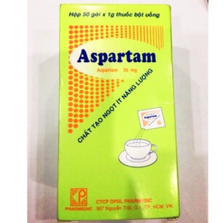 Aspartam - đường dành cho người tiểu đường, béo phì...sản phẩm của công ty