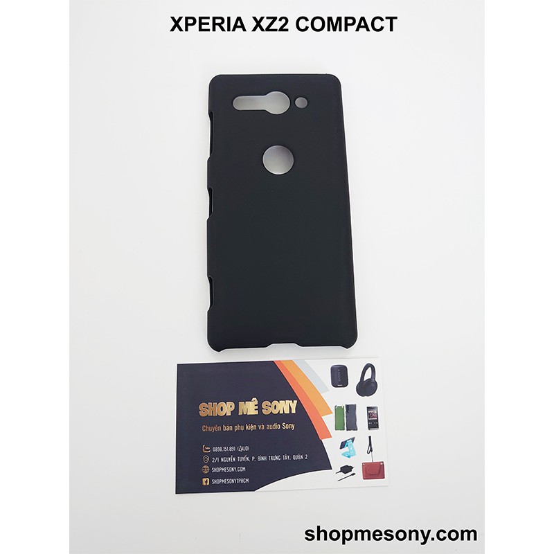 Ốp lưng cứng siêu mỏng phủ nhung cao cấp Sony Xperia XZ2 Compact
