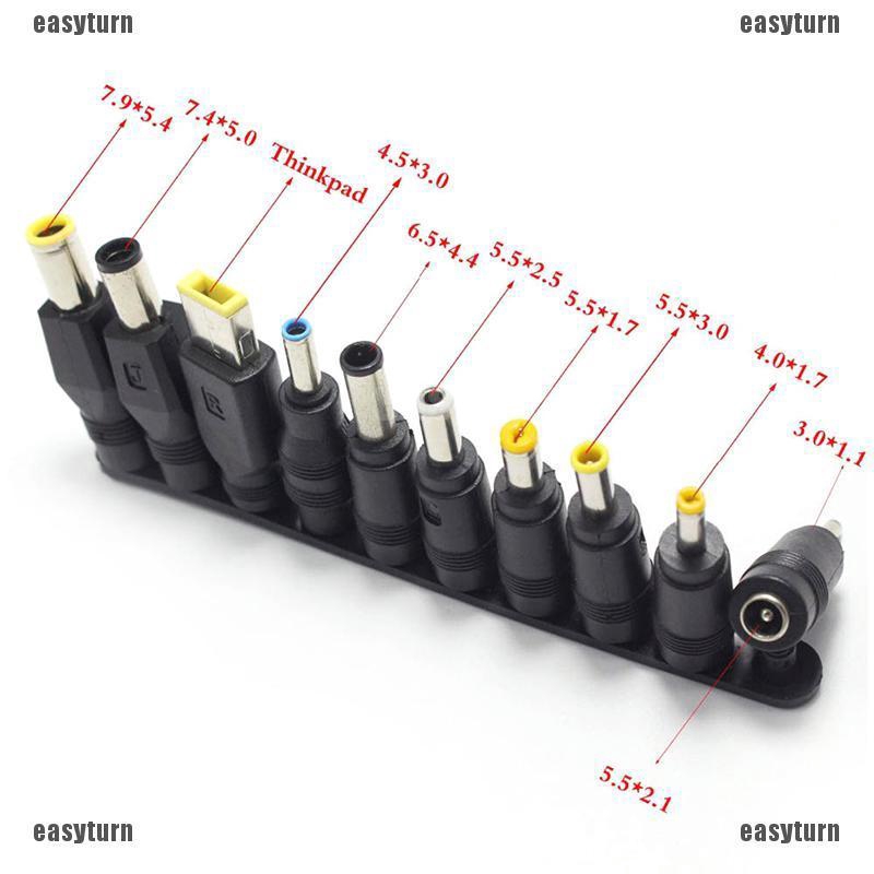 Bộ chuyển đổi đa năng từ Jack cắm DC 5.5mm sang 2.1mm chuyên dụng cho máy tính laptop | WebRaoVat - webraovat.net.vn