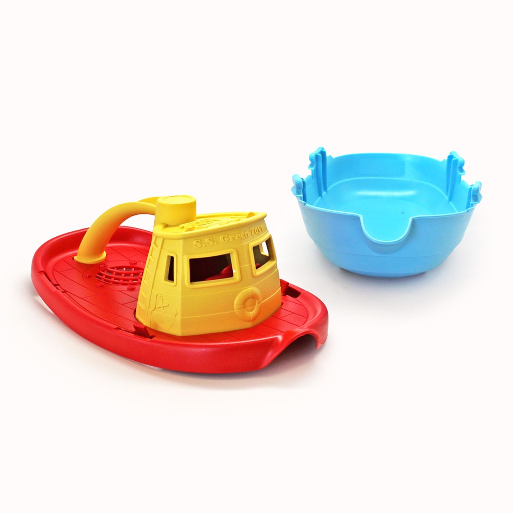 Đồ chơi tàu thuỷ kéo Green Toys - Vàng