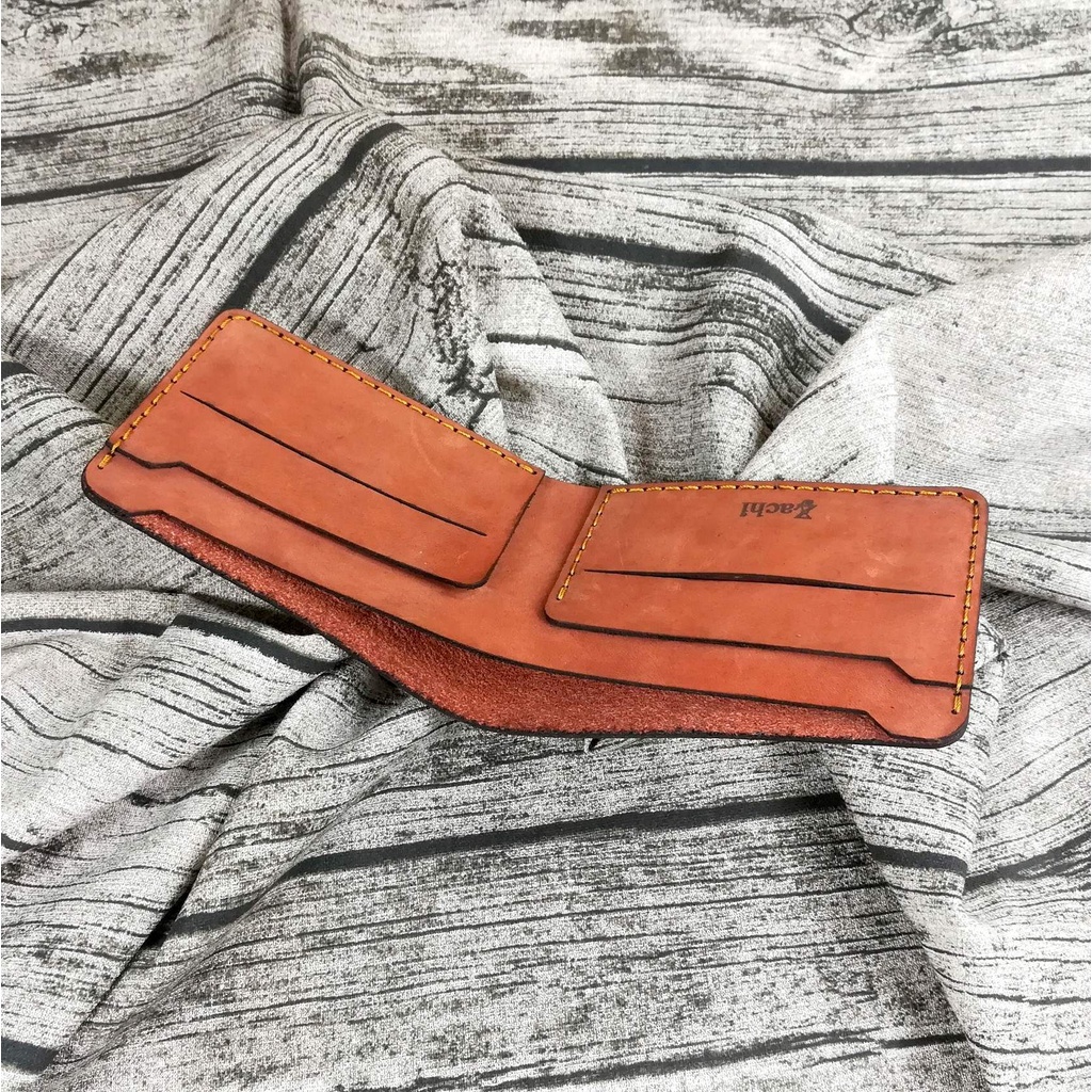 Bóp Ví Nam Mini Da Bò Thật Cao Cấp Dùng Càng Lâu Da Càng Đẹp Màu Đen/Nâu/Xanh V14 ZACHI