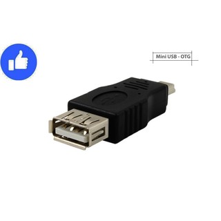 Đầu chuyển USB trên xe hơi (Mini USB OTG) đầu cắm hình thang UNITEK (Y-A014)